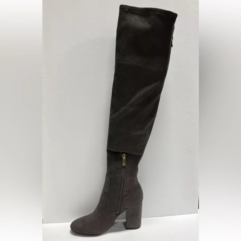 Kenneth Cole New York Women’s Carah, Over The Knee Boots Gray, Size 6 M